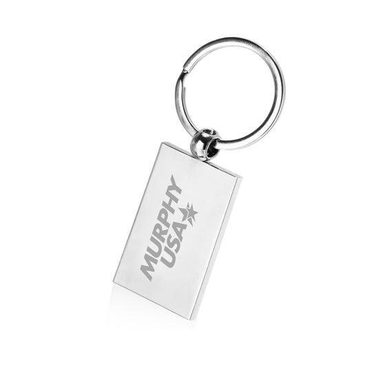 2024 NLC - Silver Rectangle Keychains